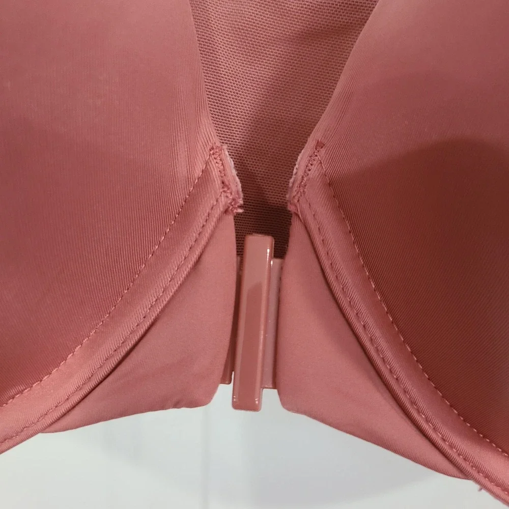 Torrid Perfect T Front-Close‎ Lightly Lined Bra 40DDD Rose Pink Underwire